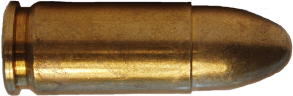 Brass Bullet Cartridge PNG image