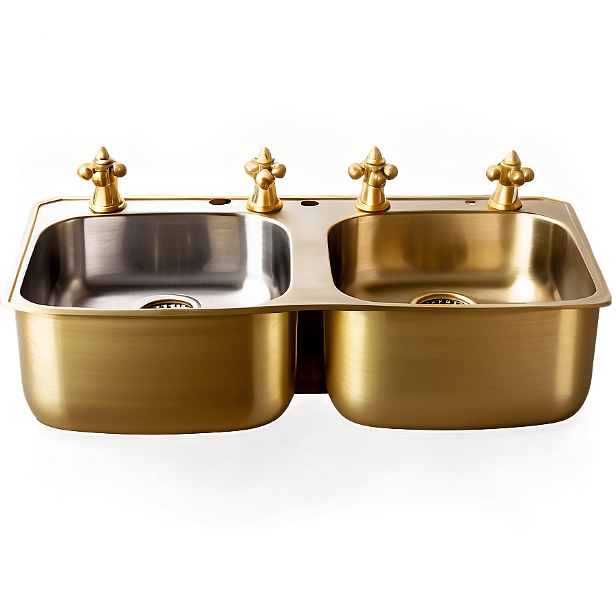 Brass Kitchen Sink Png Fdh PNG image