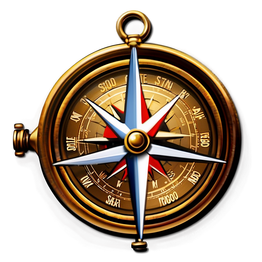 Brass Marine Compass Png 98 PNG image