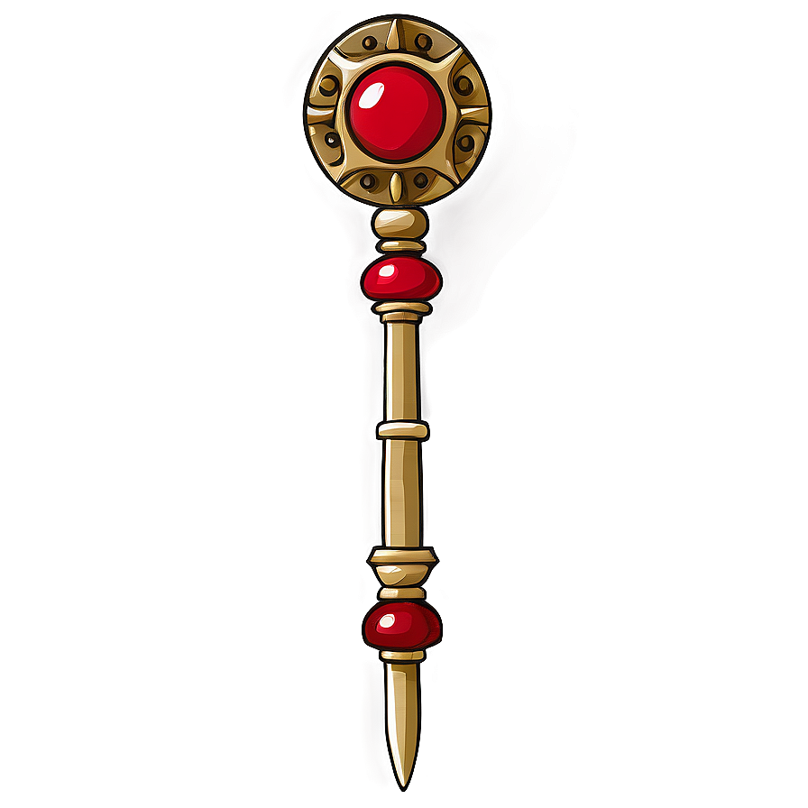 Brass Scepter Png 06282024 PNG image