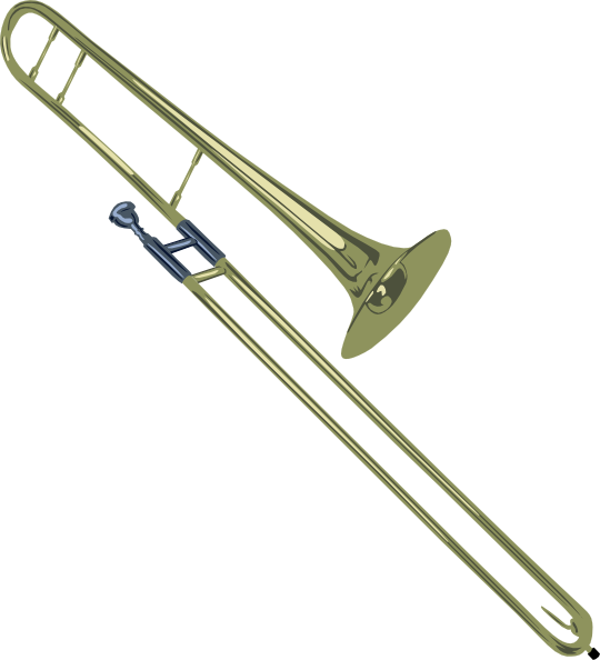 Brass_ Trombone_ Illustration PNG image