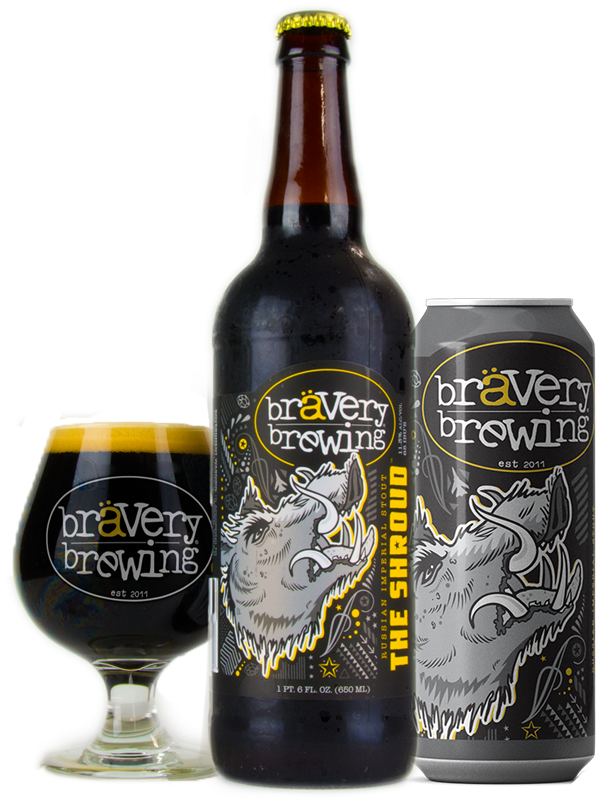 Bravery Brewing The Shroud Beer PNG image