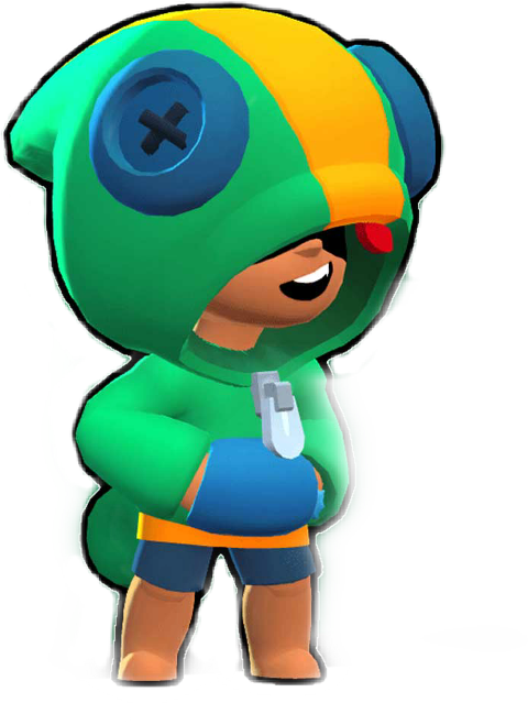 Brawl Stars Leon Character Render PNG image