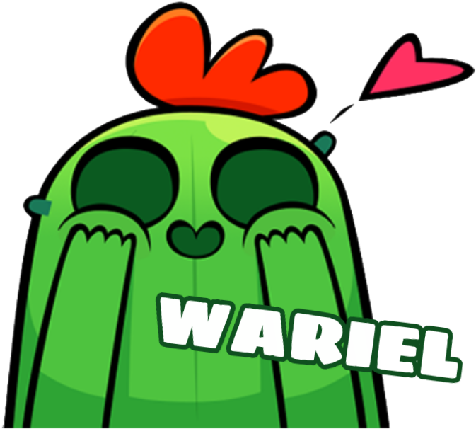 Brawl Stars Sprout Emote Love PNG image
