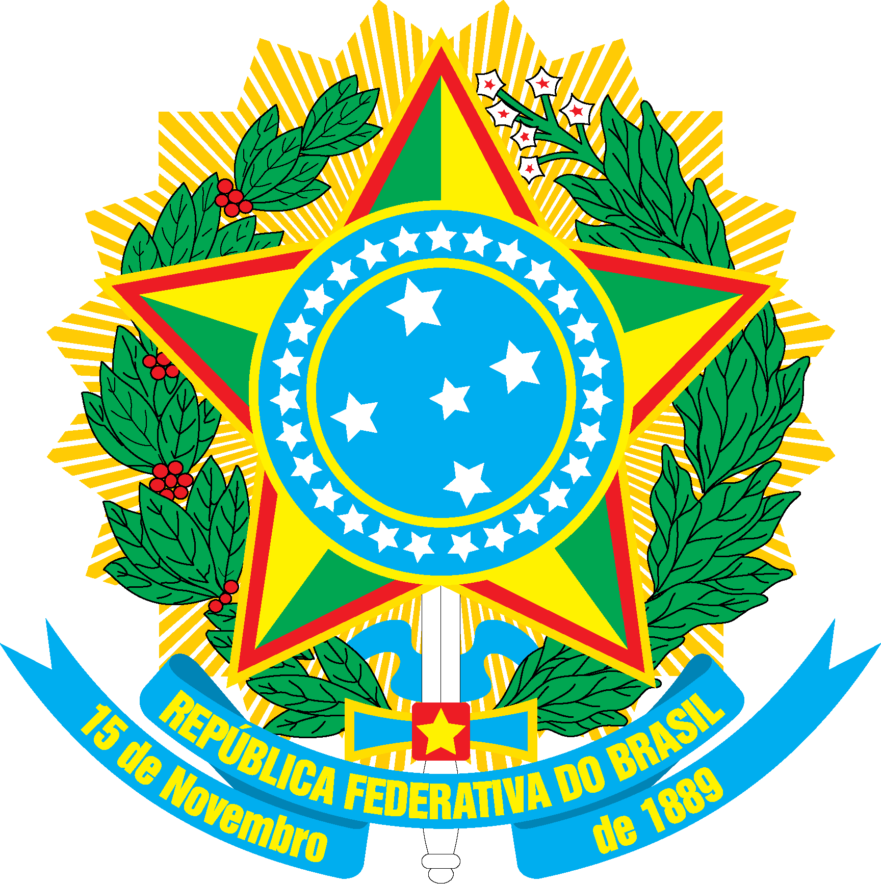 Brazil National Coatof Arms PNG image