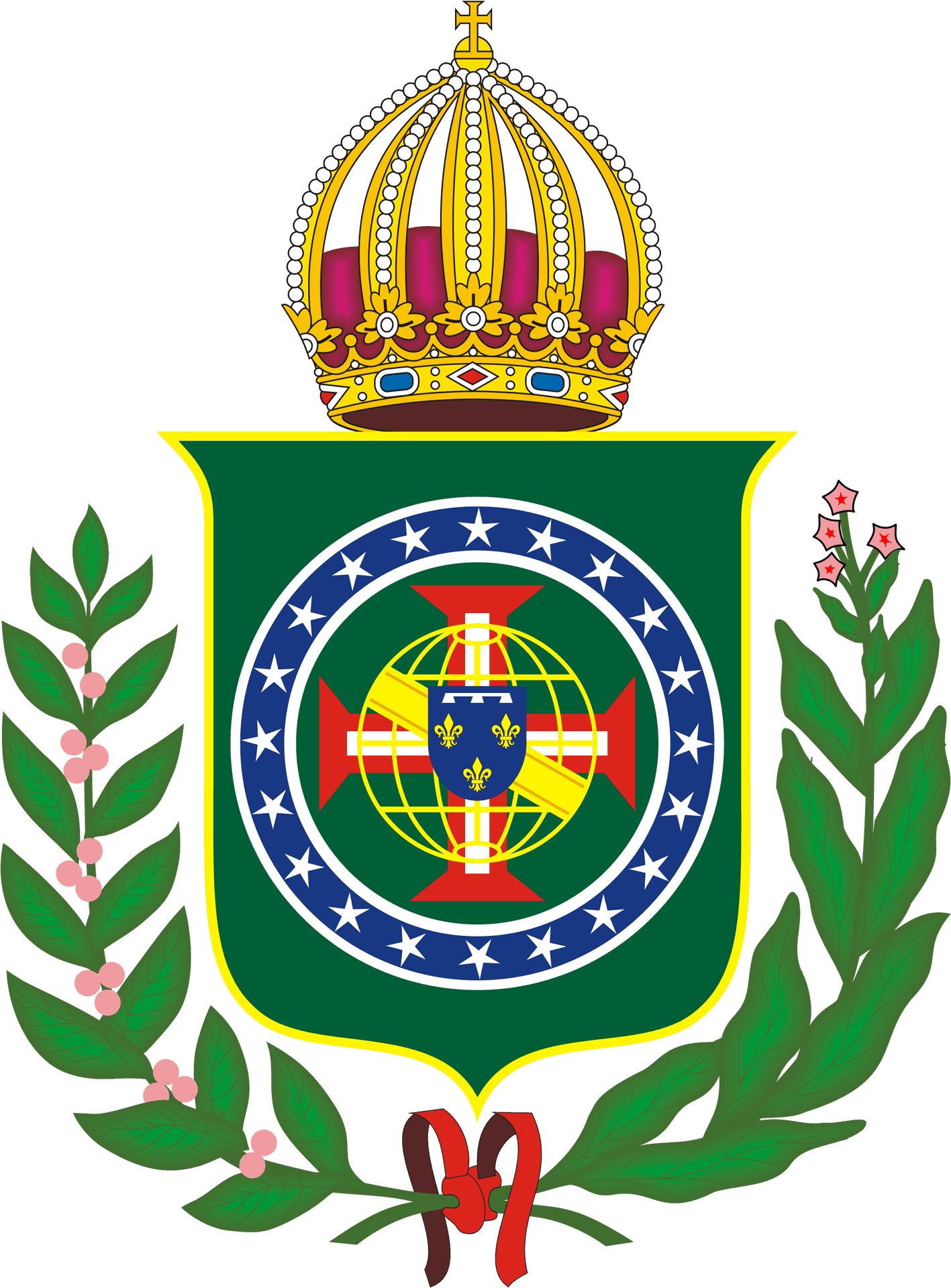 Brazilian Empire Coatof Arms PNG image