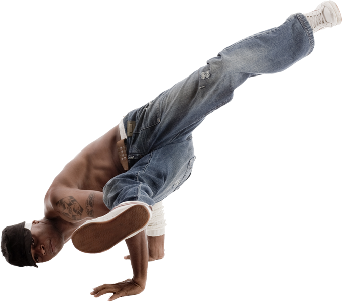 Breakdancer_ Performing_ Freeze_ Move PNG image