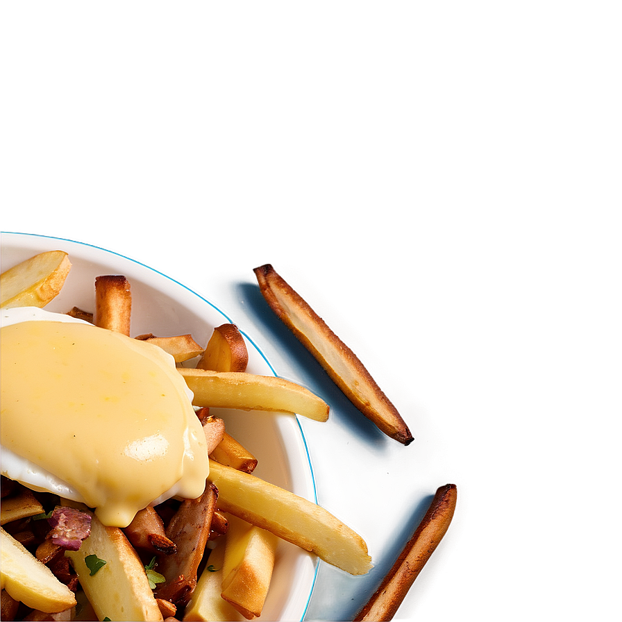 Breakfast Poutine With Hollandaise Png Oss15 PNG image