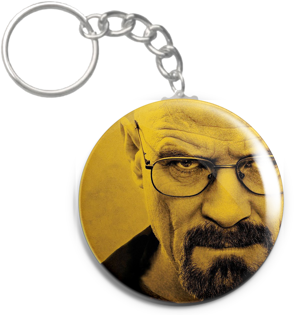 Breaking Bad Keychain Heisenberg Portrait PNG image