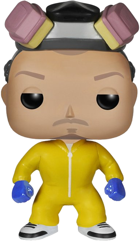 Breaking Bad Yellow Hazmat Funko Pop PNG image