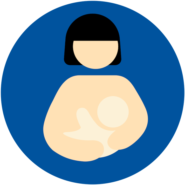 Breastfeeding Mother Child Icon PNG image