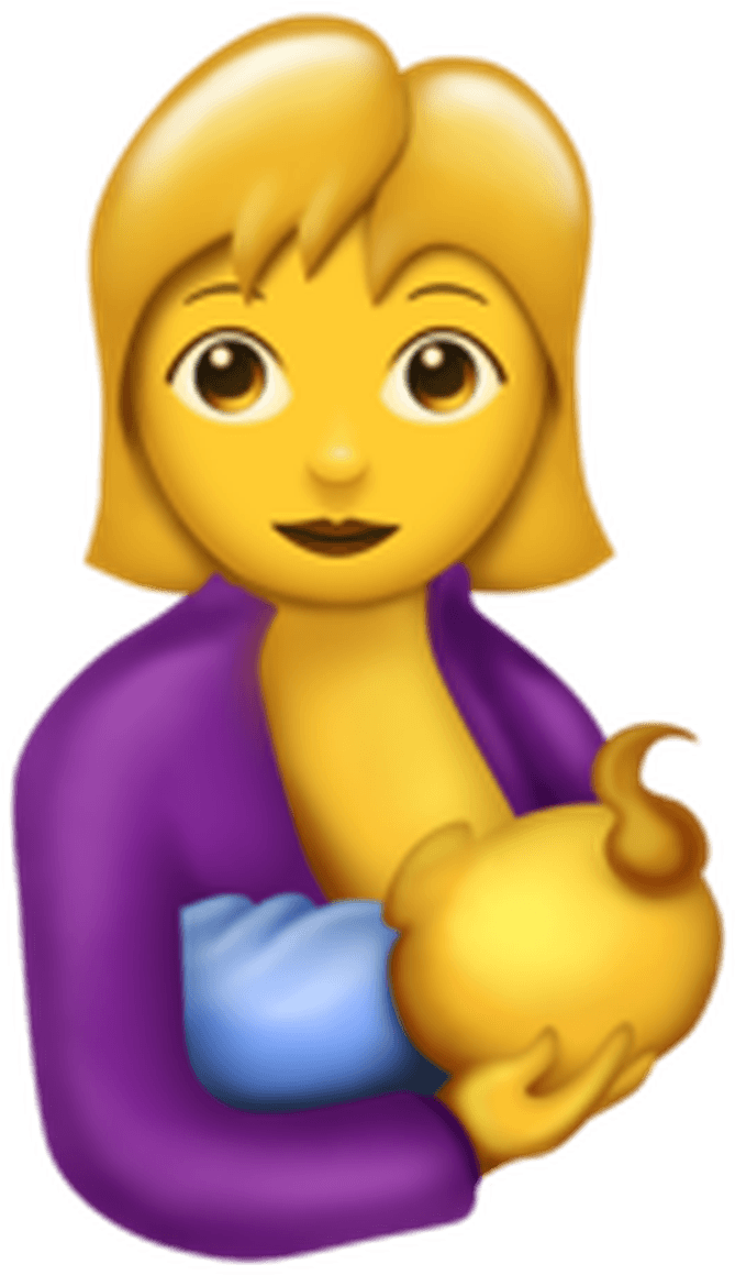 Breastfeeding Mother Emoji PNG image