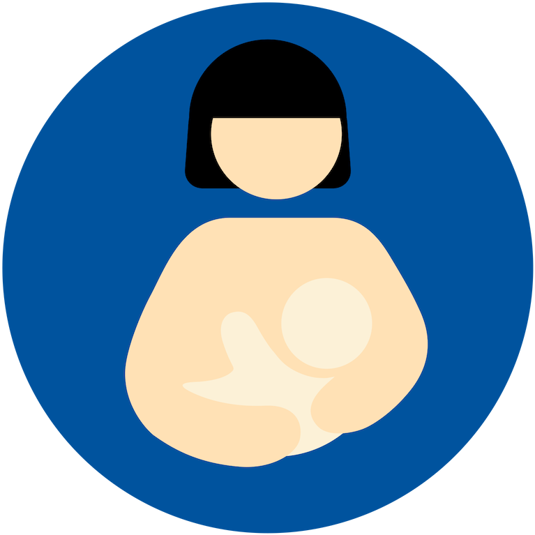 Breastfeeding Motherand Child Icon PNG image