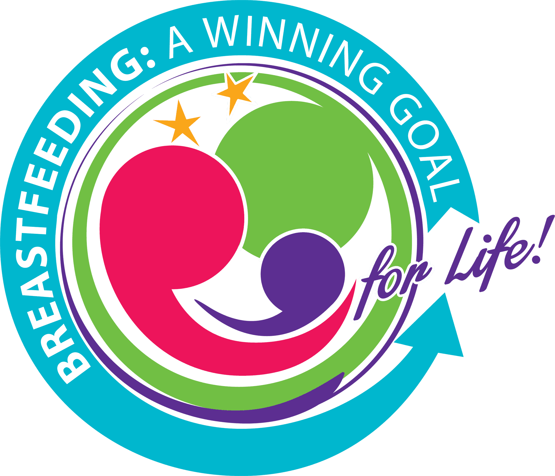 Breastfeeding Winning Goal For Life Logo PNG image