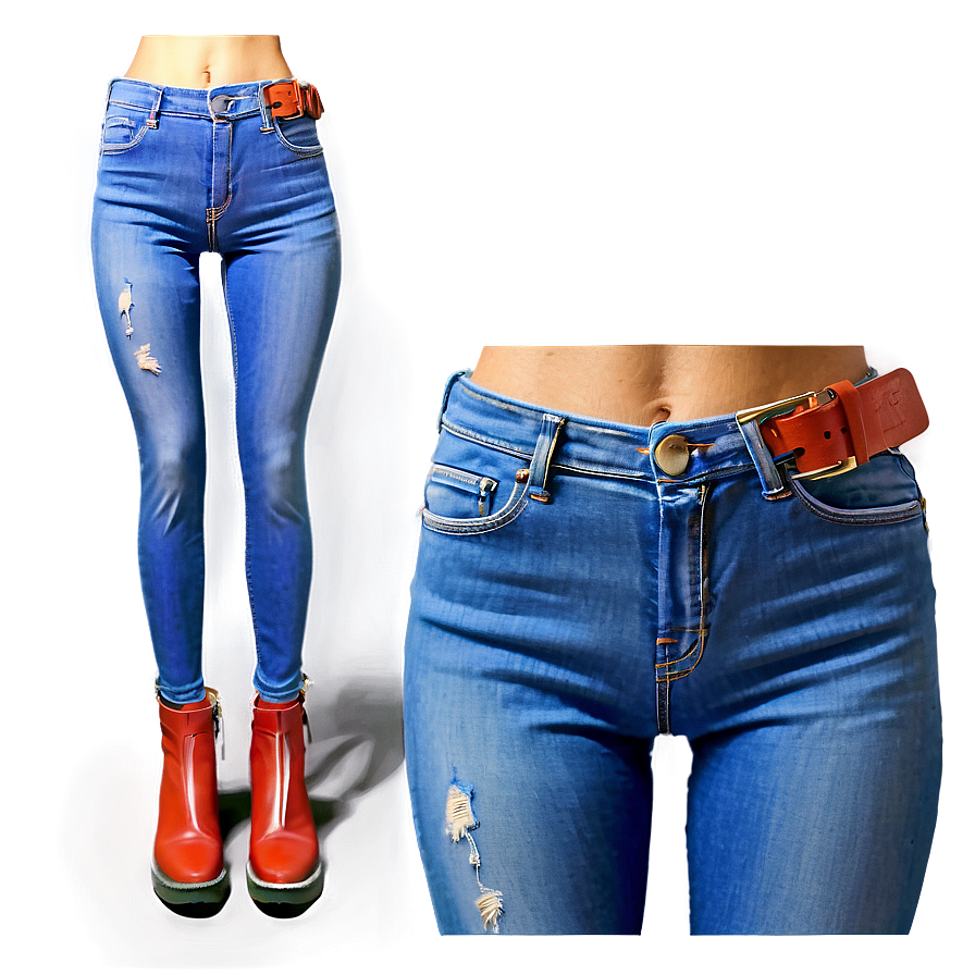 Breathable Skinny Jeans Png Vyp4 PNG image