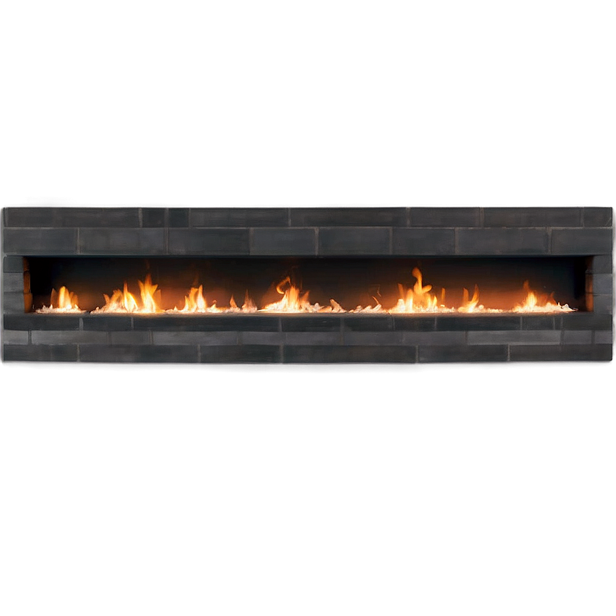 Brick Fireplace Design Png 05062024 PNG image