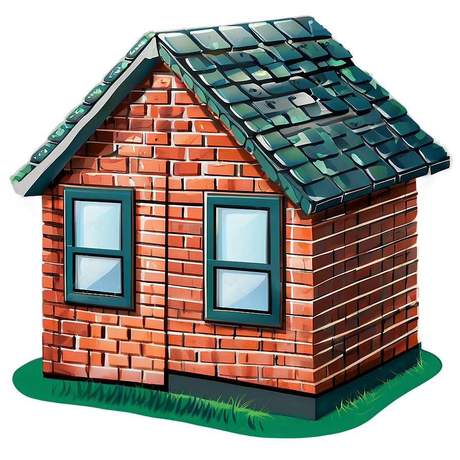 Brick House Clipart Png 06122024 PNG image