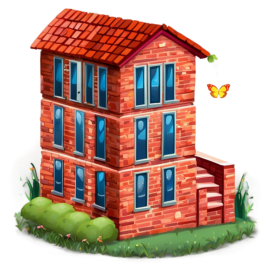 Brick House Clipart Png Ews58 PNG image