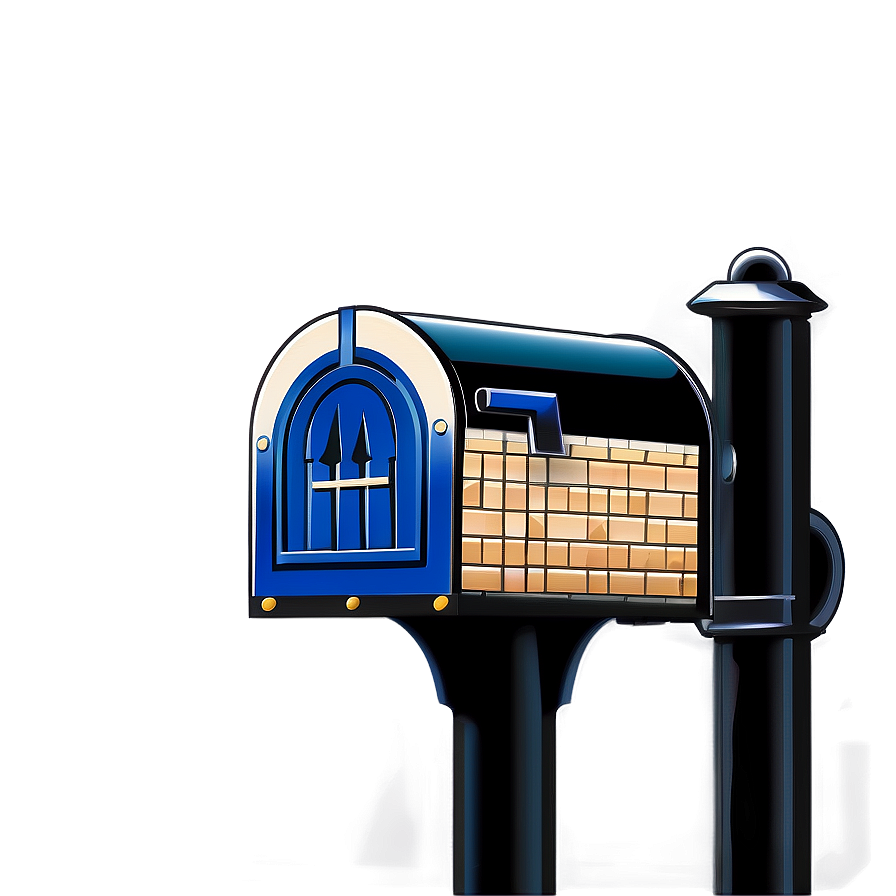 Brick Mailbox Design Png 05062024 PNG image