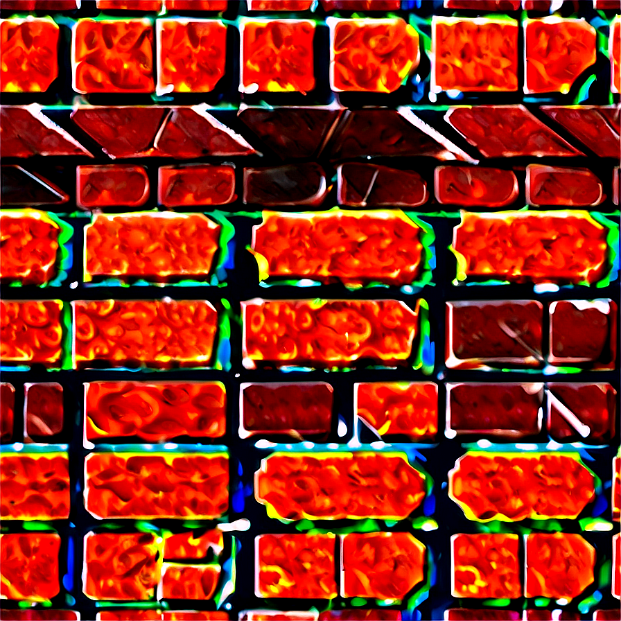 Brick Mosaic Pattern Png Pla48 PNG image