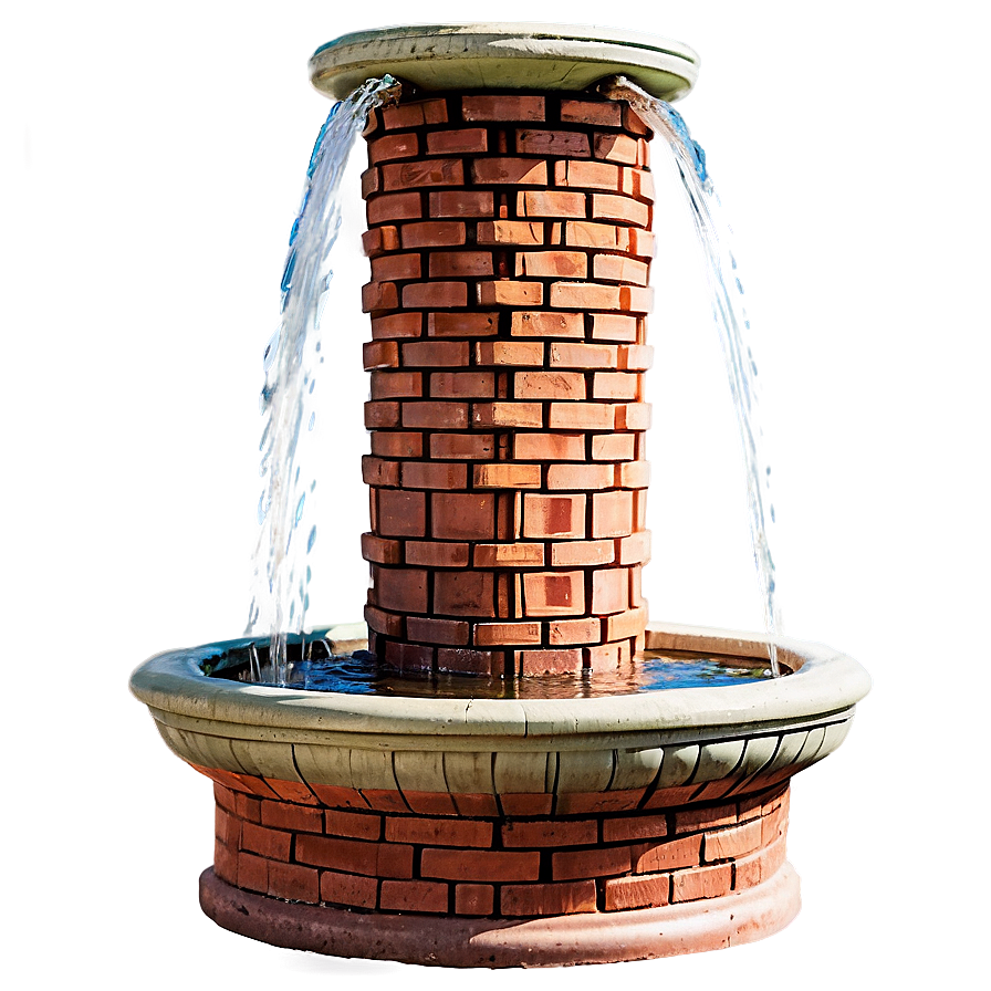 Brick Water Fountain Png Xrb PNG image