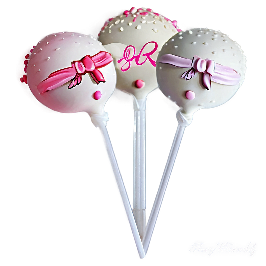 Bridal Shower Cake Pops Png 36 PNG image