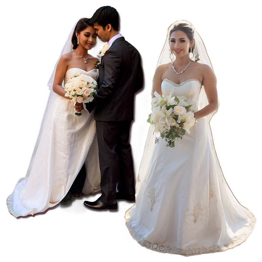 Bride And Groom B PNG image