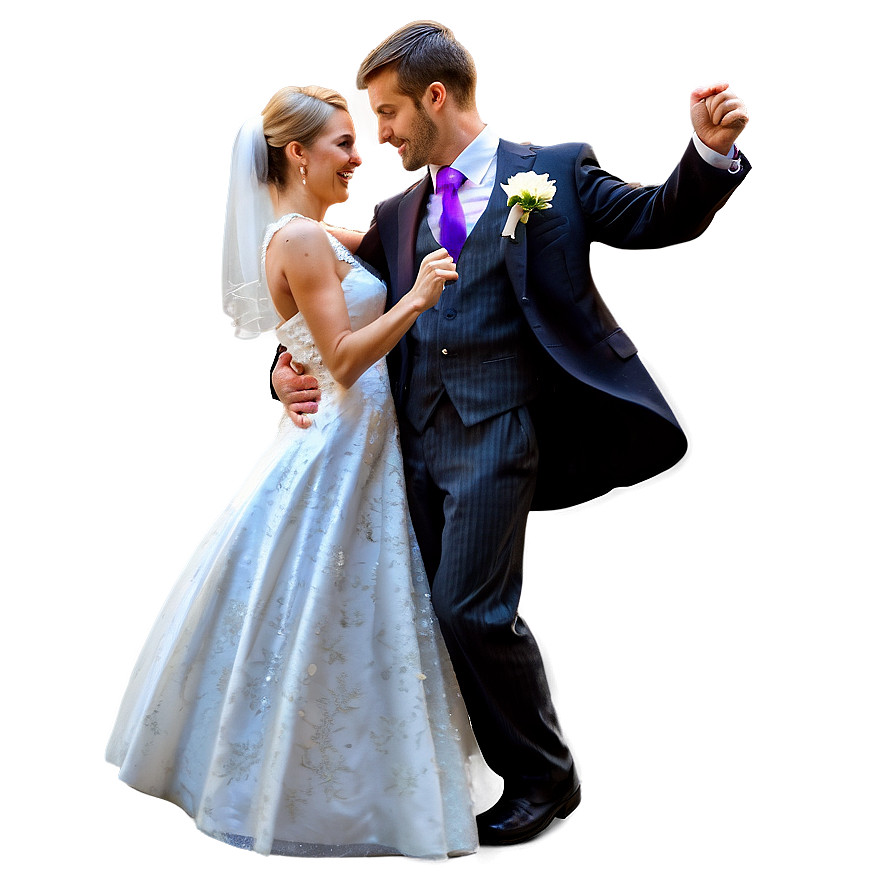 Bride And Groom Dancing Png Mip31 PNG image