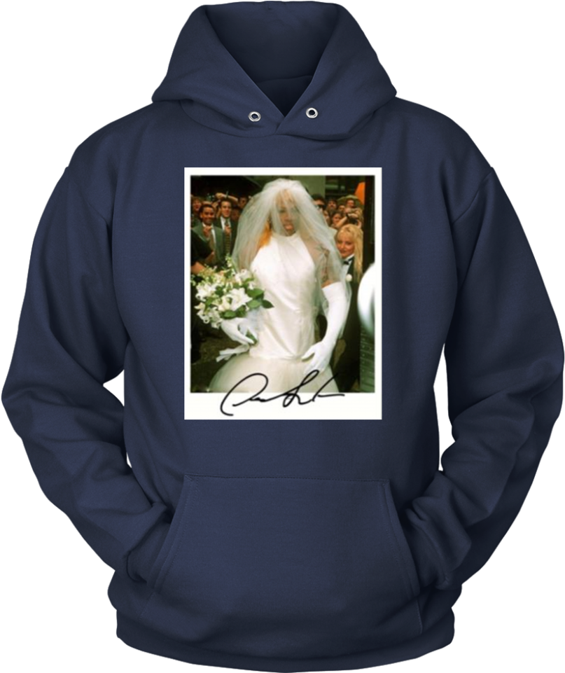 Bride Print Hoodie Sweatshirt PNG image