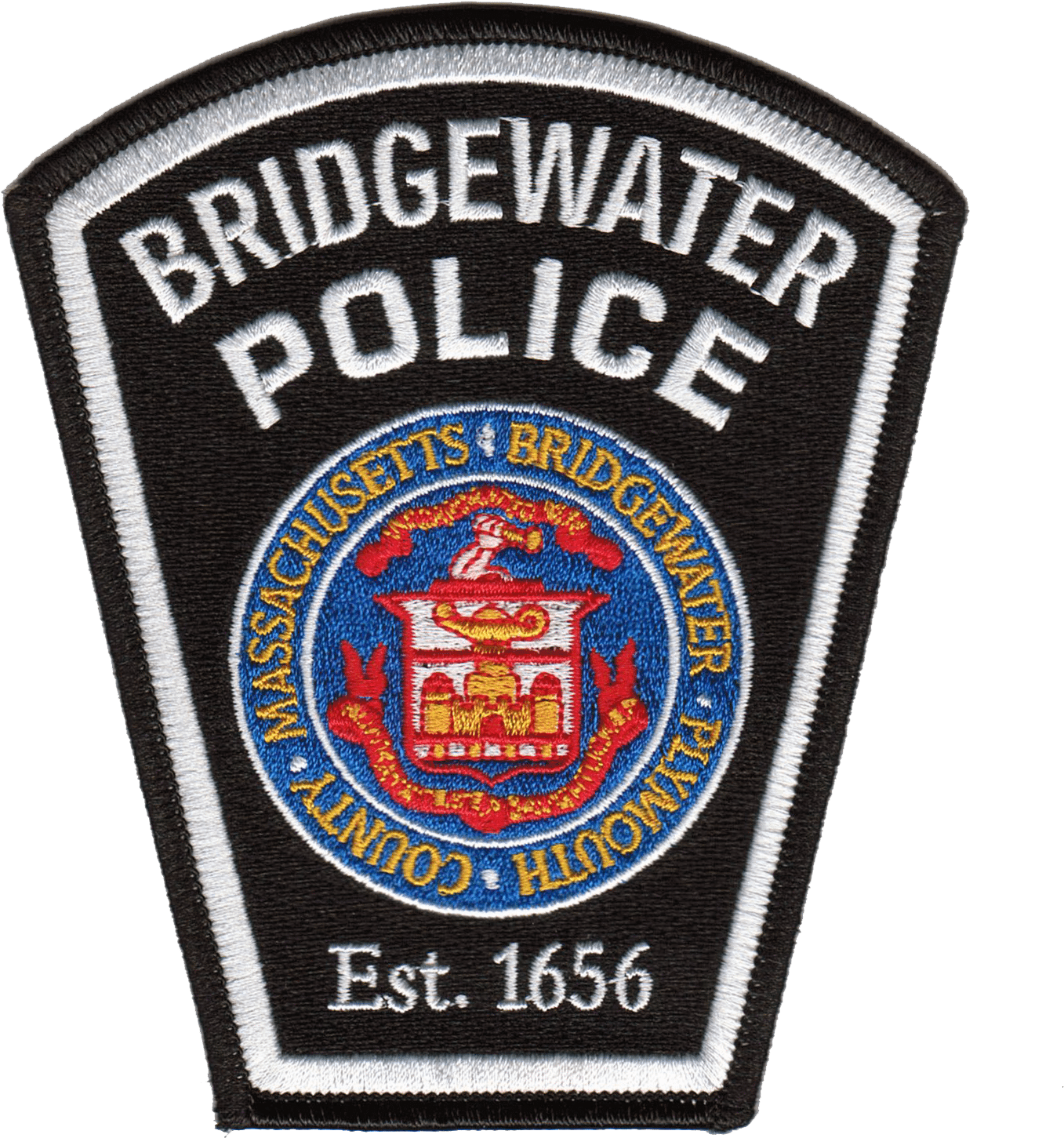 Bridgewater Police Department Patch Massachusetts PNG image