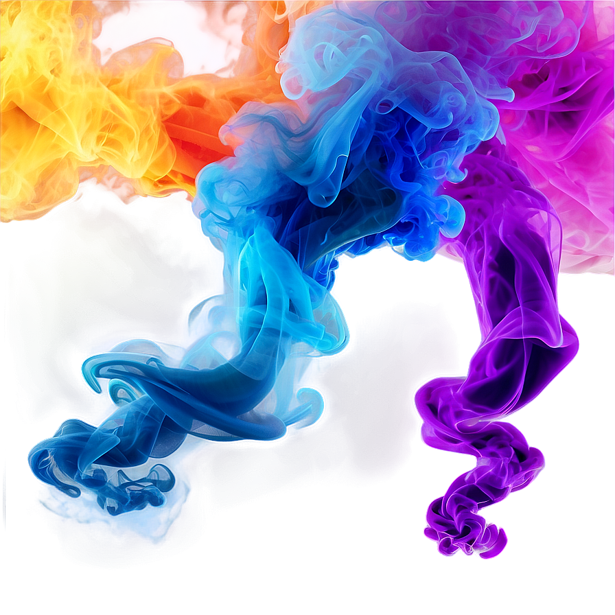 Bright Color Smoke Wave Png 06252024 PNG image