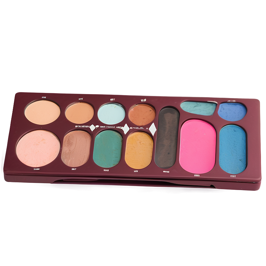 Bright Colors Makeup Palette Png Ofa70 PNG image