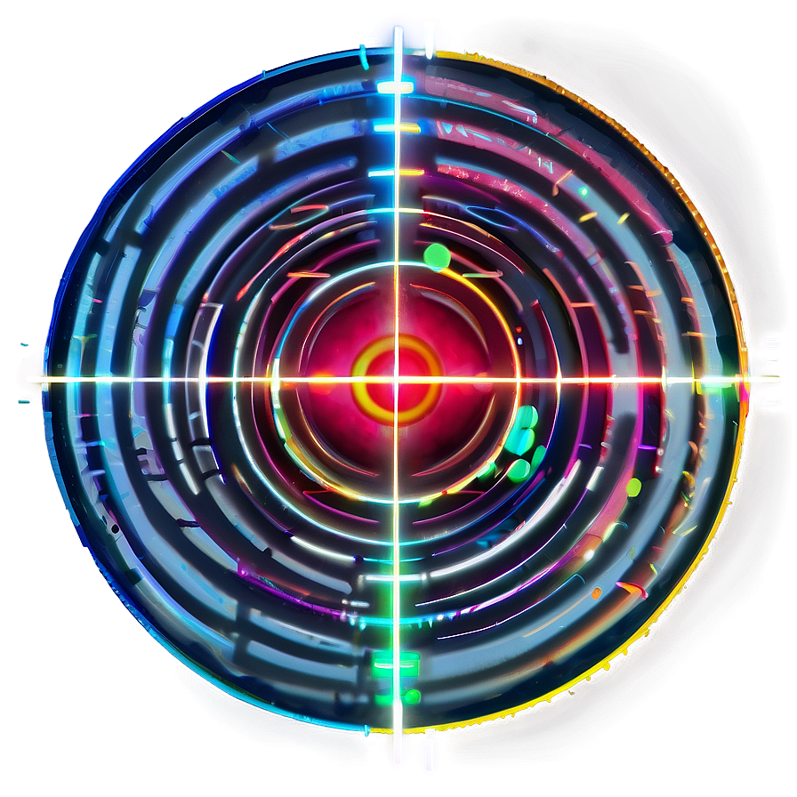 Bright Dot Crosshair Png 06212024 PNG image