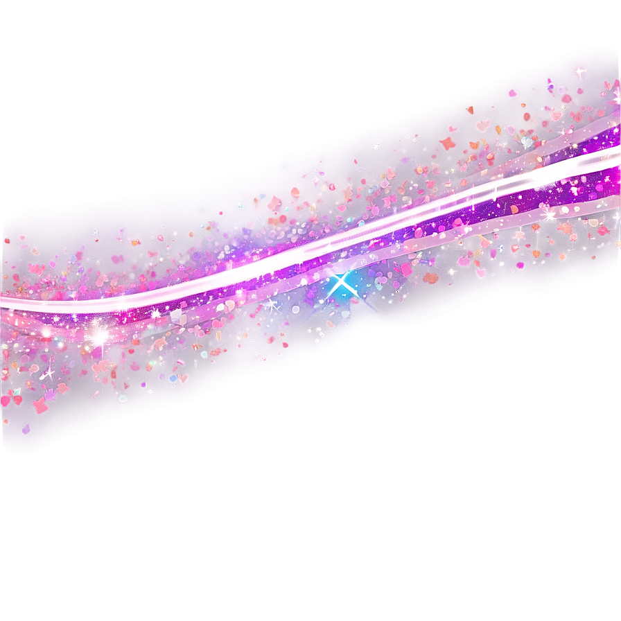 Bright Glitter Line Illustration Png Voe42 PNG image