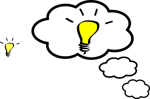 Bright Idea Concept Illustration PNG image