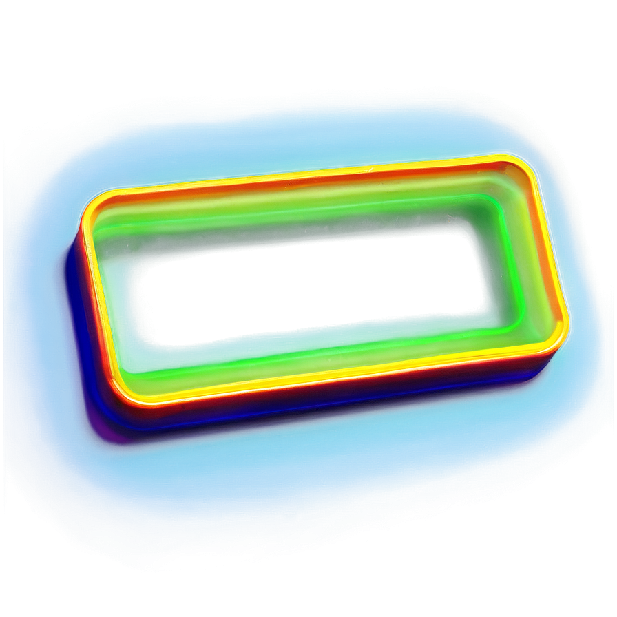 Bright Neon Rectangle Png Xru61 PNG image