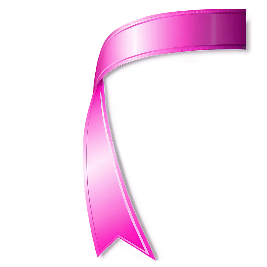 Bright Pink Ribbon Symbol Png Jht94 PNG image