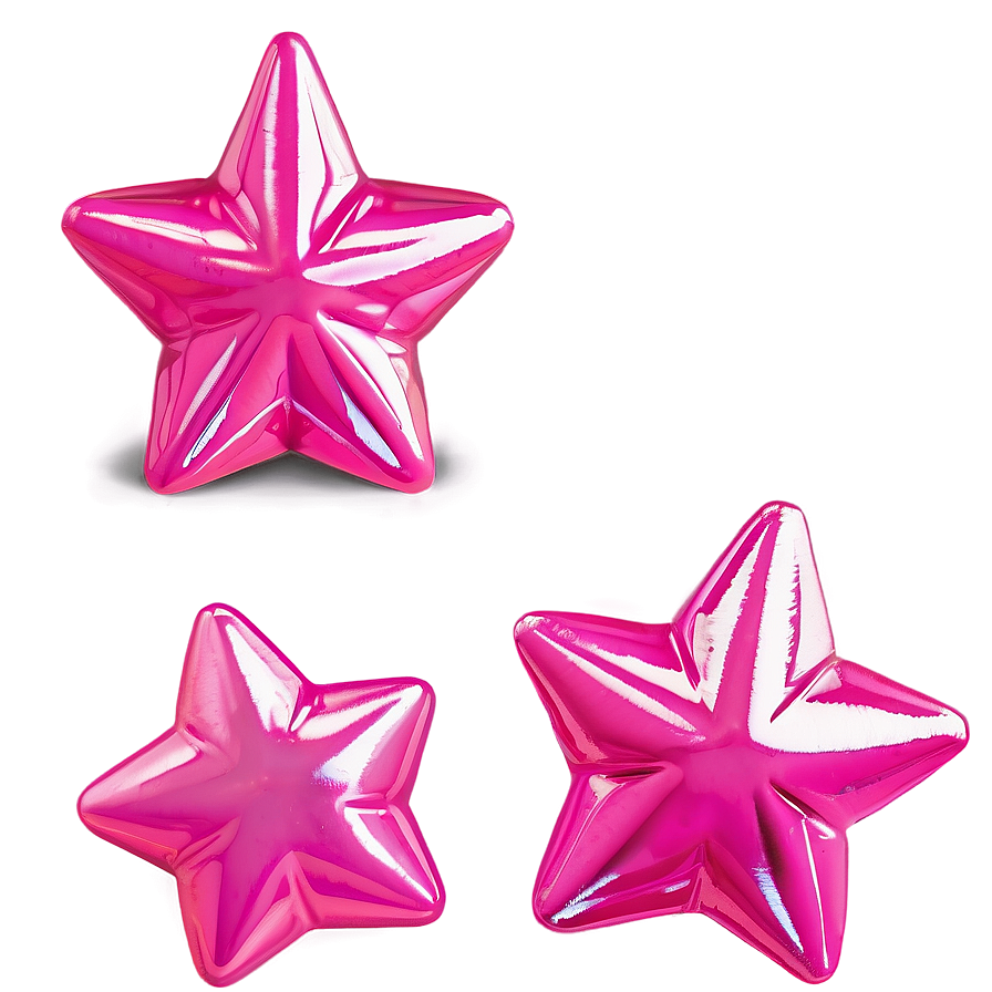 Bright Pink Stars Png Oti PNG image