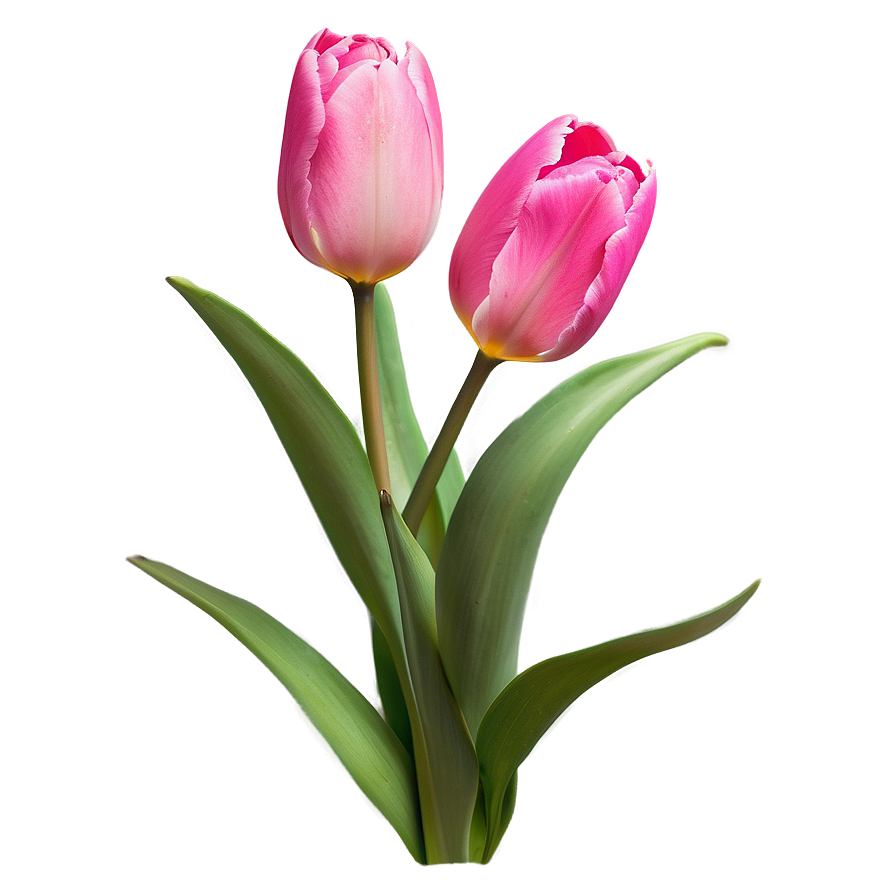 Bright Pink Tulips Png Cdi35 PNG image
