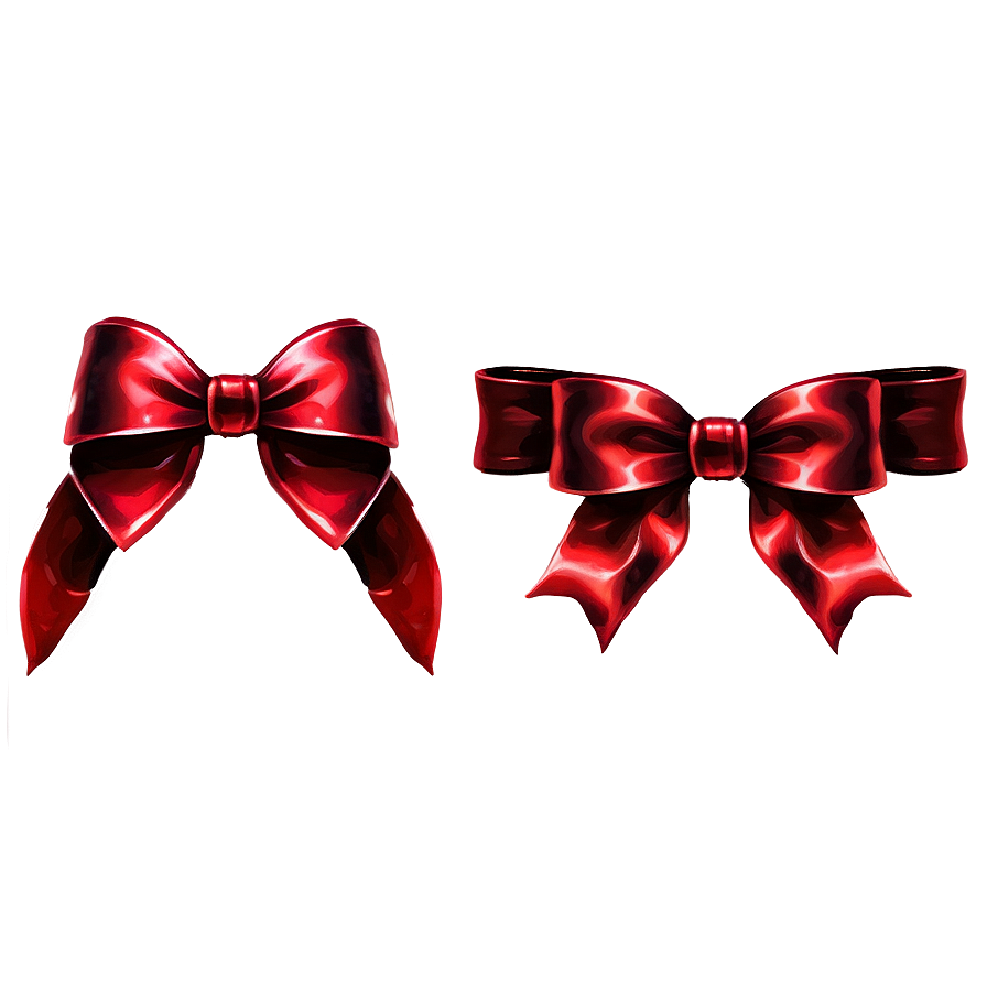 Bright Red Bow Png Hbt65 PNG image