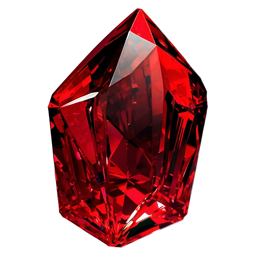 Bright Red Crystal Png Ung PNG image