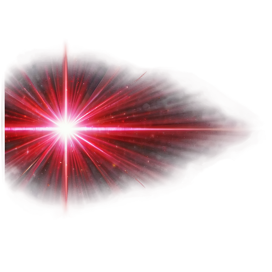 Bright Red Lens Flare Png 06122024 PNG image