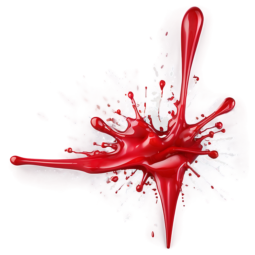 Bright Red Splash Pattern Png Fvo64 PNG image