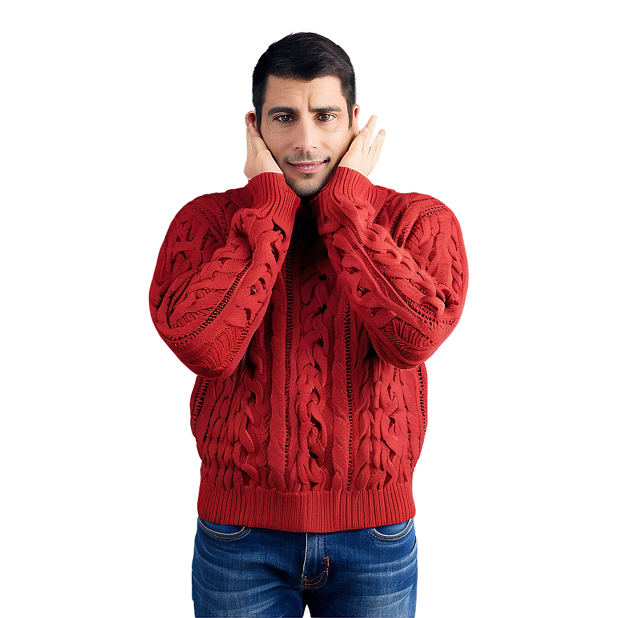 Bright Red Sweater Png 29 PNG image