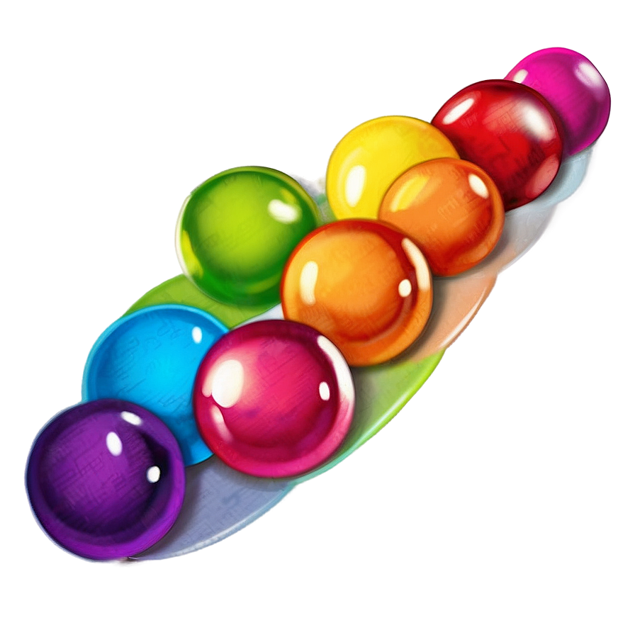 Bright Skittles Rainbow Illustration Png 25 PNG image