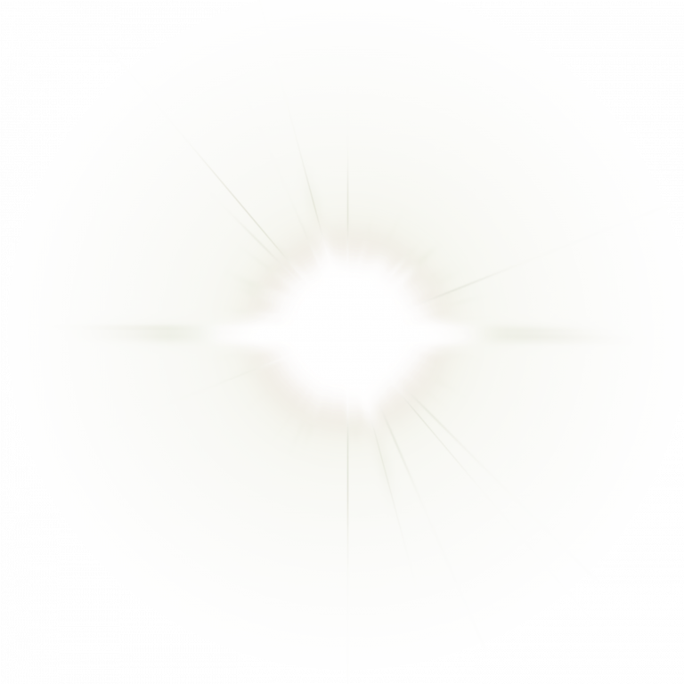 Bright White Lens Flare Effect PNG image