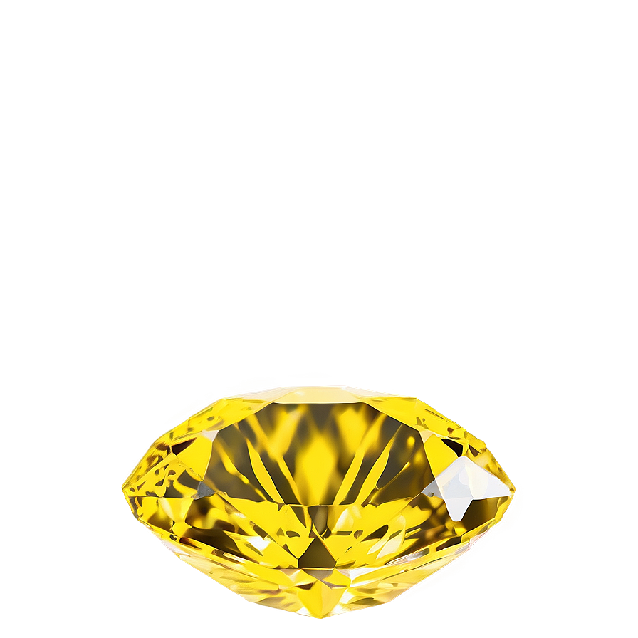 Bright Yellow Diamond Stone Png Iai73 PNG image