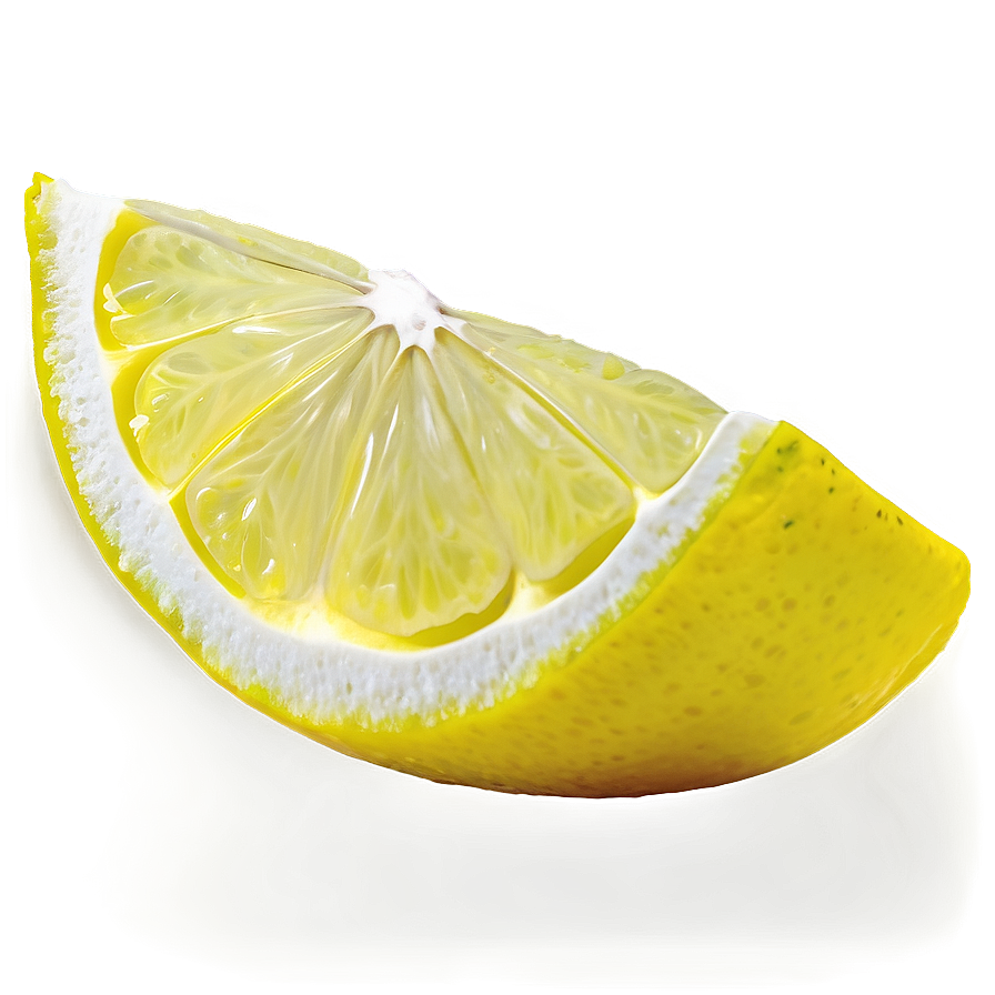 Bright Yellow Lemon Slice Png Pwn4 PNG image