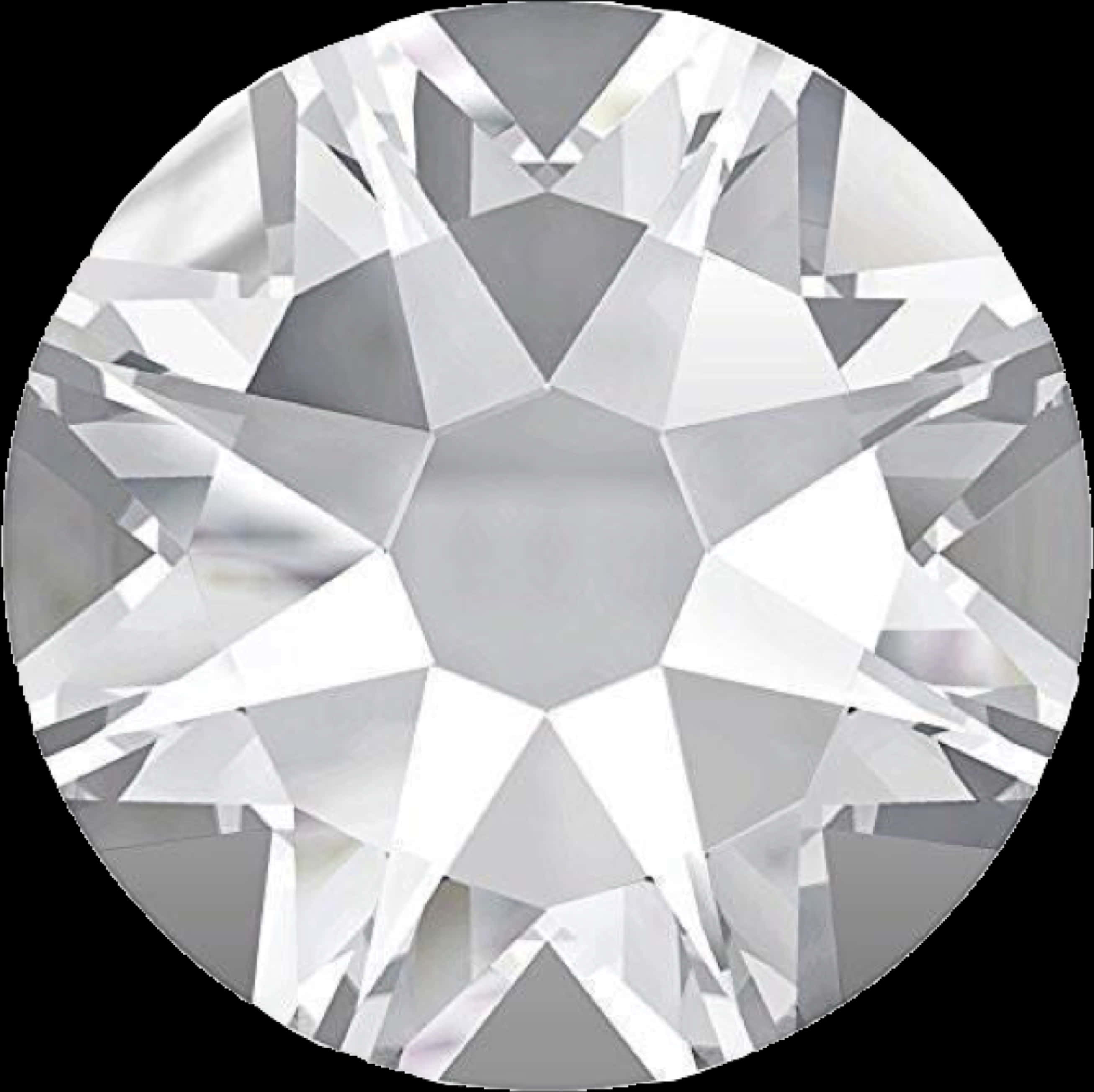 Brilliant Cut Diamond Closeup PNG image