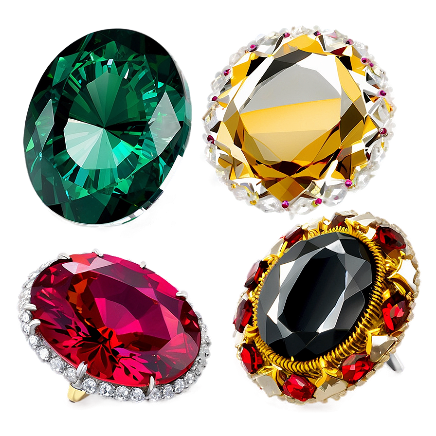 Brilliant Gems Display Png 06262024 PNG image